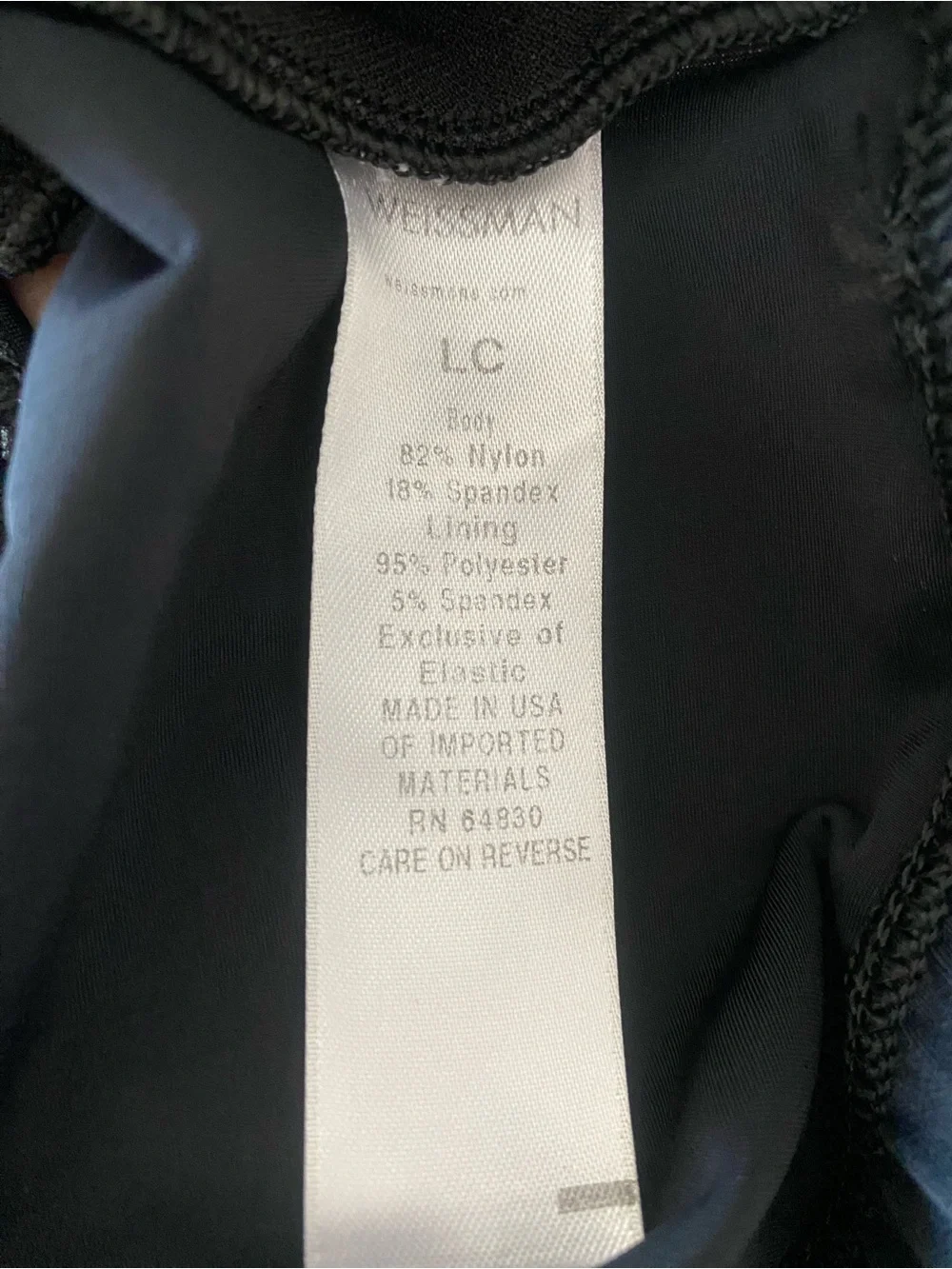 Weissman LC Black Top Large Child